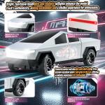 Vefercen RC Car Toys，All Terrain 2.4GHz RC Truck for Boys Aged 3-8, 8-12, Electric Vehicle Truck Toys for Kids, Birthday Gifts for Kids, Boys and Girls (Silver)