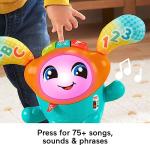 Fisher-Price Baby & Toddler Learning Toy DJ Bouncin’ Beats with Music Lights & Bouncing Action for Ages 9+ Months