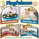 Forfon 9 Pack All-Around Dog Puzzle Toy Set -Mentally Stimulating Dog Enrichment Toys for Small to Medium Smart Dogs, Includes Dog Lick Mat with Suction Cups