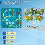 Kids Board Games Learning Toys, STEM Educational Logic Kits with 200+ Challenges & 4 Difficulty Levels, Brain Puzzles Maze Games for Boys Girls Ages 3-10 Birthday Gifts