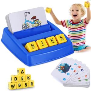 Matching Letter Spelling Games for Kids - Educational Learning Toys for 4 5 6 Year Old Boys Girls Gifts