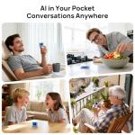 AIPI-Lite AI Robot, Smart Customizable Character with Voice Cloning, GPT Model Access, Memory Storage, and Real-Time Interactive Reactions