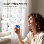 AIPI-Lite AI Robot, Smart Customizable Character with Voice Cloning, GPT Model Access, Memory Storage, and Real-Time Interactive Reactions