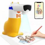 Yoturetoys AI Drawing Projector for Kids, Smart Art Tracing Machine to Inspire Creativity with Voice Learning & Photo-to-Sketch, STEM Educational Toy, Christmas Birthday Gift for Boys Girls Ages 4+