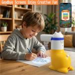 Yoturetoys AI Drawing Projector for Kids, Smart Art Tracing Machine to Inspire Creativity with Voice Learning & Photo-to-Sketch, STEM Educational Toy, Christmas Birthday Gift for Boys Girls Ages 4+