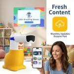 Yoturetoys AI Drawing Projector for Kids, Smart Art Tracing Machine to Inspire Creativity with Voice Learning & Photo-to-Sketch, STEM Educational Toy, Christmas Birthday Gift for Boys Girls Ages 4+