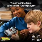 LEGO Speed Champions Time Machine from Back to The Future Building Toy for Kids - Pretend Play & Display Car Toy W/2 Build Modes for Boys & Girls, Ages 9+ - Gift Ideas for Birthdays & Fans - 77256