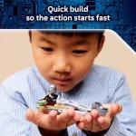 LEGO Star Wars The Mandalorian & Grogu’s Speeder Bike Building Toy for Boys & Girls - Pretend Play Space Vehicle W/2 Star Wars Character Figures for Kids, Ages 6+ - Gift Idea for Birthdays - 75436