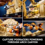 LEGO Star Wars: The Phantom Menace Mos ESPA Podrace Diorama, Build and Display Model for Adults, Star Wars Fan Gift with Anakin Skywalker's Podracer, 75380