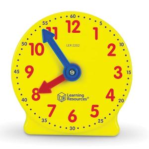 Learning Resources Big Time Mini Clock, Teaching Clock, Classroom Accessories, Ages 5and UP
