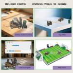 DAOGU mini RC Forklift Toy - 1:64 Alloy Remote Control Crane with Liftable Forks,STEM Educational Construction Vehicle for Kids Age 6-12,Christmas Birthday Gift(mini Forklift)