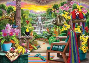 Wonder Forge Tropical Retreat 1000 Piece Jigsaw Puzzle for Adults | Unique, Perfectly-Fitting Pieces | Fun, Vibrant Imagery | Amazon Exclusive