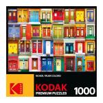 RoseArt - Kodak Premium - Colorful Montreal Doors - 1000 Piece Jigsaw Puzzle for Adults