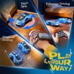 AEROQUEST Gesture Sensing Remote Control Car, Drift RC Stunt Car with Light Spray & Sound, 2.4GHz Hobby RC Cars Toy for Kids, 360° Rotate, Birthday Gifts for Boys Girls 4-12