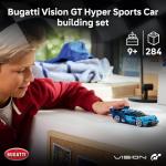 LEGO Speed Champions Bugatti Vision Gran Turismo Hyper Sports Car Building Toy for Kids & Gamers - Building Set W/Bugatti Driver Minifigure for Boys & Girls, Ages 9+ - Gift Idea for Birthdays - 77253