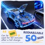AEROQUEST Gesture Sensing Remote Control Car, Drift RC Stunt Car with Light Spray & Sound, 2.4GHz Hobby RC Cars Toy for Kids, 360° Rotate, Birthday Gifts for Boys Girls 4-12