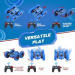 Remote Control Car, RC Cars Toys for Kids Ages 6-12, 2.4GHz RC Stunt Truck with 360° Double-Sided Flips, 4WD Off-Road Racing, Christmas Birthday Gifts for 3 4 5 6 7 5-7 6-8 8-10 Year Old Boys Girls