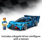 LEGO Speed Champions Bugatti Vision Gran Turismo Hyper Sports Car Building Toy for Kids & Gamers - Building Set W/Bugatti Driver Minifigure for Boys & Girls, Ages 9+ - Gift Idea for Birthdays - 77253