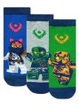 LEGO Ninjago Boys Socks 3 Pack, Ninja Kids Socks Pack of 3, Cotton Boys Underwear, Multicolor 4-6