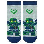 LEGO Ninjago Boys Socks 3 Pack, Ninja Kids Socks Pack of 3, Cotton Boys Underwear, Multicolor 4-6