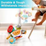 iPlay, iLearn 10 in 1 Baby Busy Board Cube, Montessori Sensory Toy Toddler 1-3, Infant Carseat Plane Travel Game, Kid Education Learning Activity, Birthday Gift 9 10 12 18 Month 1 2 Year Old Boy Girl