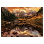Nature Puzzle for Adult 1000 Piece, Mountain Lake Landscape Puzzle Scenery, Maroon Lake Jigsaw Puzzles Scenic