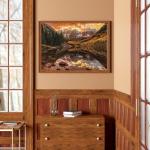 Nature Puzzle for Adult 1000 Piece, Mountain Lake Landscape Puzzle Scenery, Maroon Lake Jigsaw Puzzles Scenic