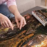 Nature Puzzle for Adult 1000 Piece, Mountain Lake Landscape Puzzle Scenery, Maroon Lake Jigsaw Puzzles Scenic