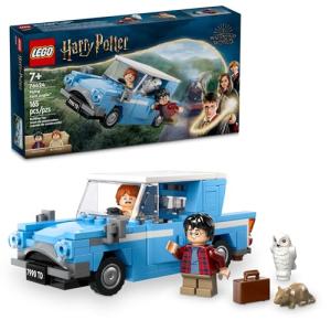 LEGO Harry Potter Flying Ford Anglia, Buildable Car Toy with 2 Minifigures for Role Play, Fantasy Playset for Kids, Harry Potter Car, Gift for Boys, Girls and Any Fan Ages 7 and Up, 76424
