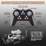 Remote Control Car, 2.4Ghz 8WD Rc Stunt Crawler Car with Automatic Demonstration, Water Squirting Function, 360° Spins, Rc Cars for Boys Age 6 7 8 9 10 11 12, Christmas Birthday Gifts Toys for Boys