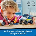 LEGO City Police Prisoner Transport Van - Police Toy for Kids, Boys & Girls Ages 6+ - Emergency Vehicle & Motorcycle Building Kit - Officer and 2 Crook Minifigures - Gift Idea for Birthdays - 60479