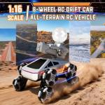 Remote Control Car, 2.4Ghz 8WD Rc Stunt Crawler Car with Automatic Demonstration, Water Squirting Function, 360° Spins, Rc Cars for Boys Age 6 7 8 9 10 11 12, Christmas Birthday Gifts Toys for Boys