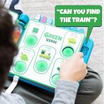 Chuckle & Roar Pop It! Book: Colors – Interactive Sensory Learning Book with Bilingual English & Spanish Play, Grow-with-Me Modes, Quiet Mode, Color Learning Toy for Toddlers Ages 1–4+