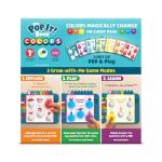 Chuckle & Roar Pop It! Book: Colors – Interactive Sensory Learning Book with Bilingual English & Spanish Play, Grow-with-Me Modes, Quiet Mode, Color Learning Toy for Toddlers Ages 1–4+