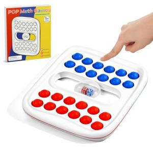 APLIST Pop Math Game for Kids - Addition & Subtraction Game - Educational Toys Learning Toys for Kids 4 5 6 7, Math Game for Preschool Kindergarten Boys Girls, 2 Player