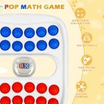 APLIST Pop Math Game for Kids - Addition & Subtraction Game - Educational Toys Learning Toys for Kids 4 5 6 7, Math Game for Preschool Kindergarten Boys Girls, 2 Player