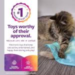 SmartyKat Hot Pursuit Electronic Concealed Motion Cat Toy, Unpredictable Erratic Movement Mimics Prey for Active Hunting for Cats & Kittens, Battery Powered