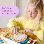 Melissa & Doug Birthday Party Cake - Wooden Play Food with Mix-n-Match Toppings and 7 Candles