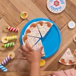 Melissa & Doug Birthday Party Cake - Wooden Play Food with Mix-n-Match Toppings and 7 Candles