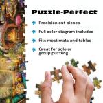 Buffalo Games – Aimee Stewart Merry Mushroom Cottage 1000 Piece Jigsaw Puzzle for Adults, Whimsical Fantasy Scene, Made in USA