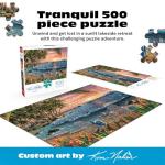 Buffalo Games - Summertime - Kim Norlien - 500 Piece Jigsaw Puzzle for Adults, Challenging Puzzle Perfect for Game Nights, Bonus Diagram Included, Finished Size 21.25 x 15.00, Made in the USA