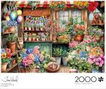 Buffalo Games Jigsaw Puzzles for Adults 2000 Pieces - Tom Wood - The Flower Shop - Hard Adult Puzzle with Reference Poster, Fun, Unique & Challenging for All Abilities, Large 38.5 x 26.5