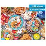 Buffalo Games - Aimee Stewart - Cookies and Cocoa - 1000 Piece Jigsaw Puzzle for Adults Challenging Puzzle Perfect for Game Nights - 1000 Piece Finished Size is 26.75 x 19.75, Large