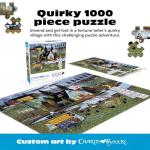 Buffalo Games – Charles Wysocki Know It All 1000 Piece Jigsaw Puzzle, Americana Folk Art Puzzle for Adults