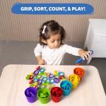 Skillmatics Silicone Rainbow Sorting Game - Learning & Educational Toy, Sorting, Counting & Sequencing Skills, Easter Gifts for Toddlers & Preschoolers Ages 3, 4, 5, 6