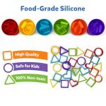 Skillmatics Silicone Rainbow Sorting Game - Learning & Educational Toy, Sorting, Counting & Sequencing Skills, Easter Gifts for Toddlers & Preschoolers Ages 3, 4, 5, 6