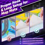 Mini RC Drift Car 1:64 Scale, Remote Control Car with LED Lights & 2-Speed Modes, 2.4GHz Stunt Drifting RC Toys with 4 Obstacles & Track Mat, Hobby Gift for Kids & Adults, Black