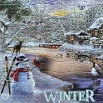 500 Piece Jigsaw Puzzles for Adults - Four Seasons | One Puzzle, Divided into Four Sections - Licensed by Chris Bigelow