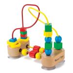 Melissa & Doug First Bead Maze - Wooden Educational Baby Toy with Suction Cups, for Floor, High Chair or Toddler Table, Toddler Toys for Girls & Boys Ages 1+