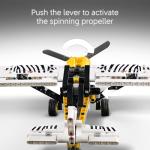 LEGO Technic Bush Plane Toy - Buildable Airplane Toy for Kids, Boys and Girls, Ages 8+ - Model Airplane Gift with Spinning Propeller, 4-Cylinder Piston Engine, and More - 42198